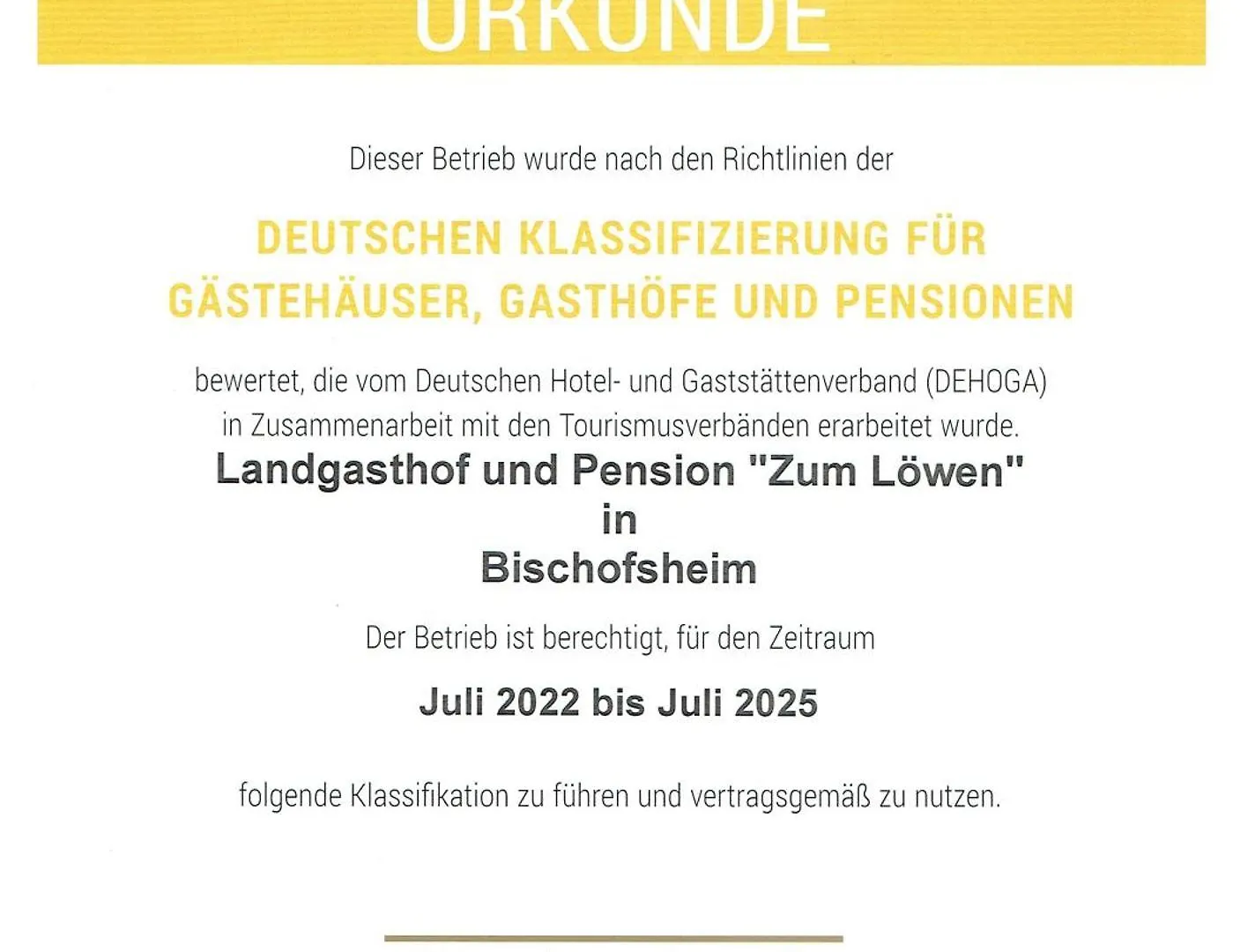 Landgasthof und Pension Zum löwen Bischofsheim an der Rhön Deutschland